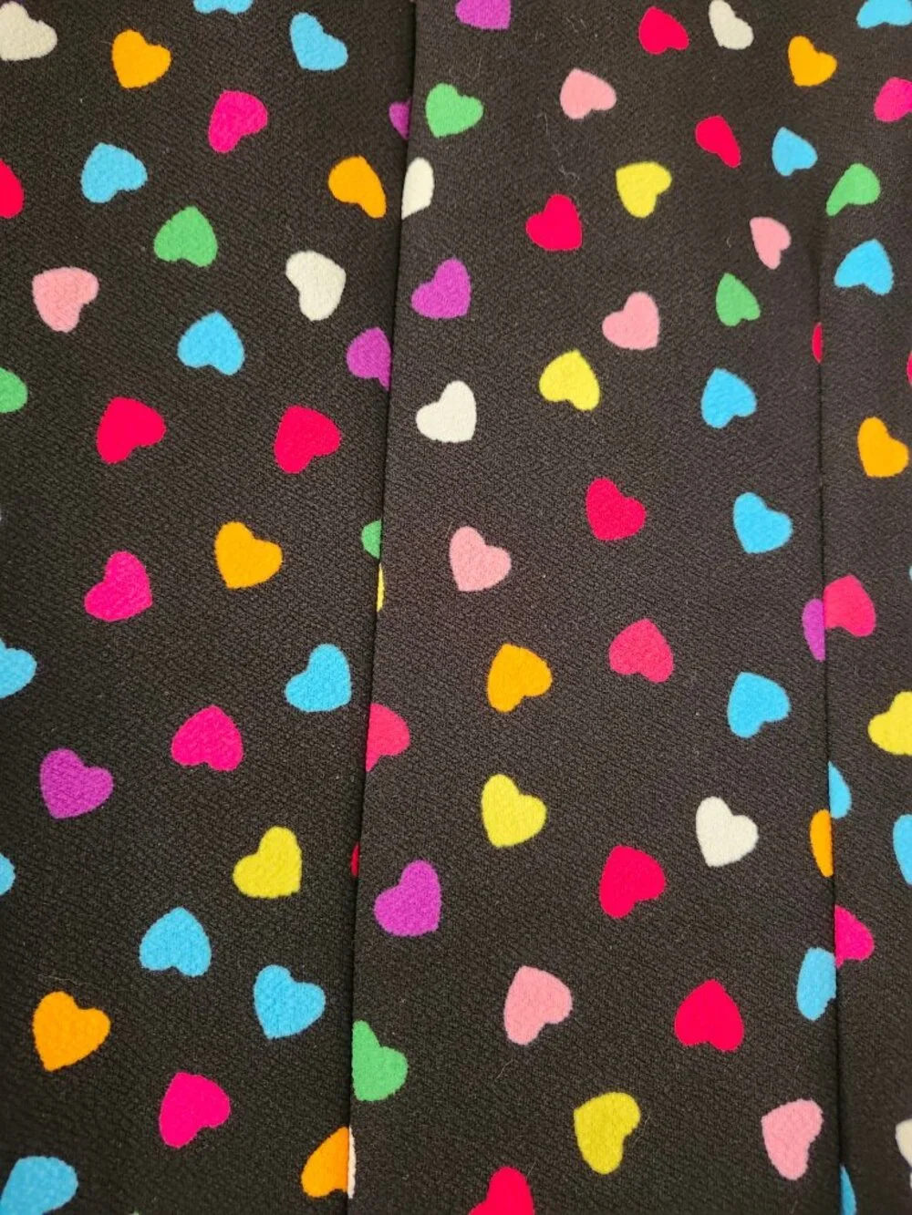 NWOT Rainbow Heart Puff Shoulder Blazer Jacket Size XL